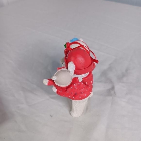 VTG Santa bear Christmas Ornament 2002 Marshall Fields Resin NEW Boxed Holiday - Picture 5 of 15